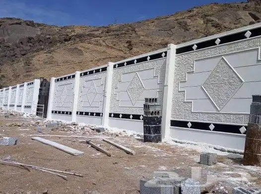 ديكورات اسمنتيه بديل الحجر 9