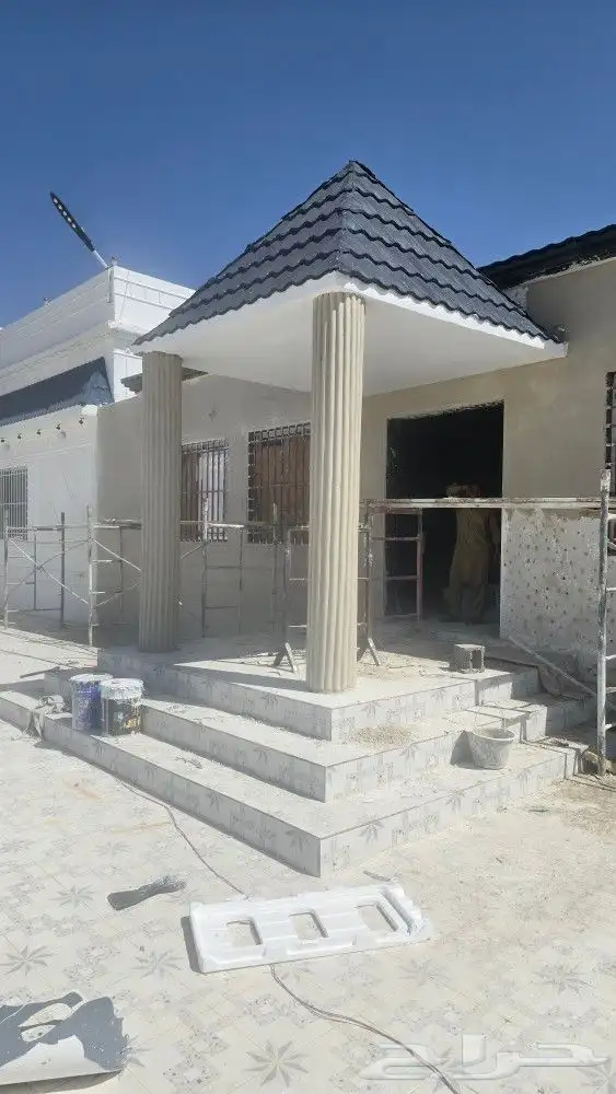 ديكورات اسمنتيه بديل الحجر 2