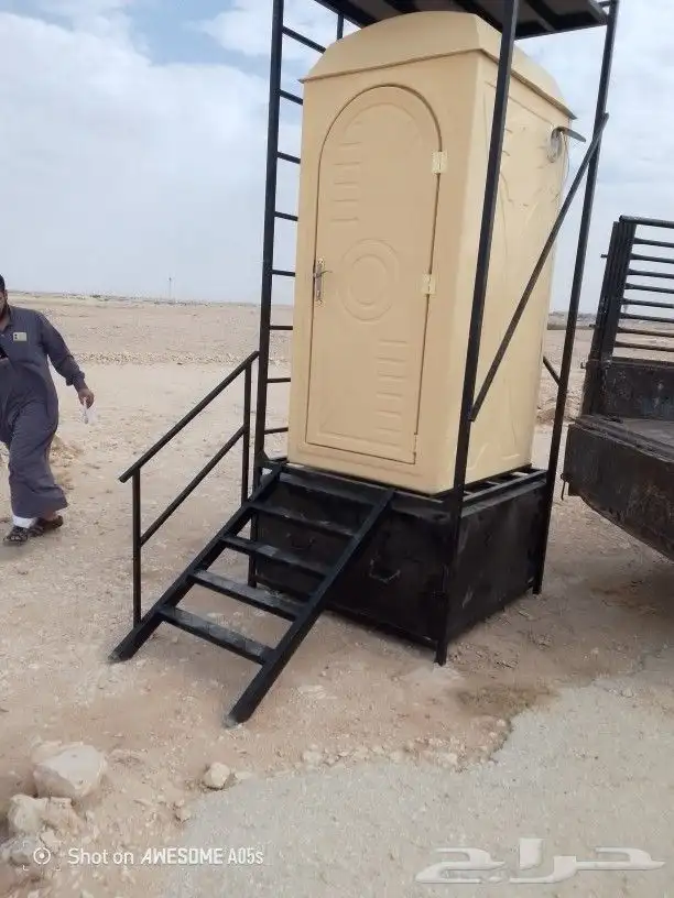 حمامات فيبر جلاس متنقلة فرنجي وعربي 6