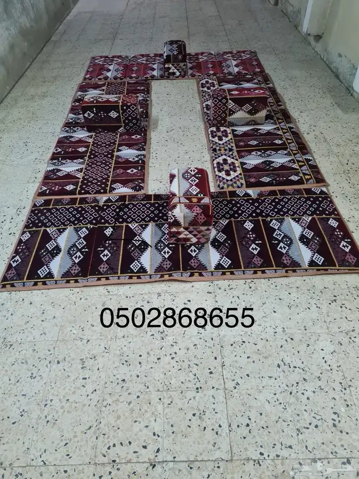 كراسي حديد جلسات خارجية سجاد 20