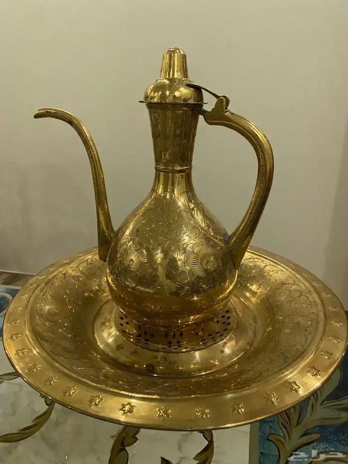 مغسله الأمراء جديده نحاس ثقيل مقتنيه من مزاد 0