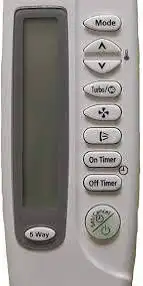 ريموت مكيف اسبلت 10