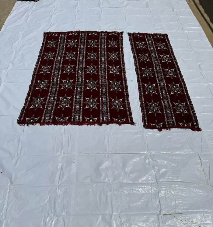 كراسي حديد جلسات خارجية سجاد 35