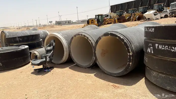 مواسير خرسانية وعبارات سيول 6