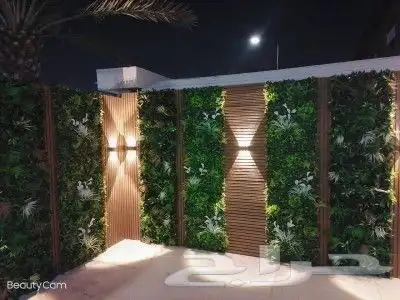 ديكورات تلبيس جداري. بديل خشب خارجي وداخلي شيبورد طبيعي 30