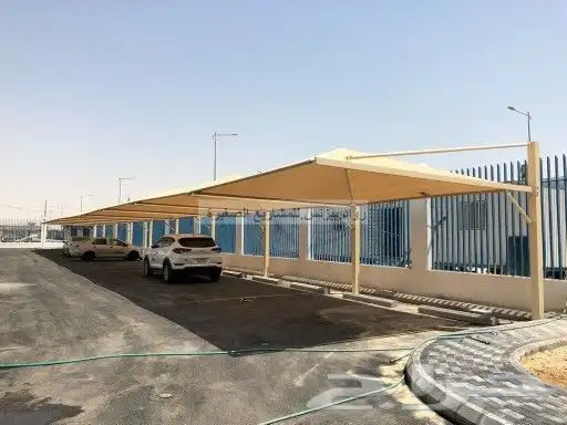 مظلات وسواتر وهناجر وجلسات حدائق وجميع أعمال الحدادة 8