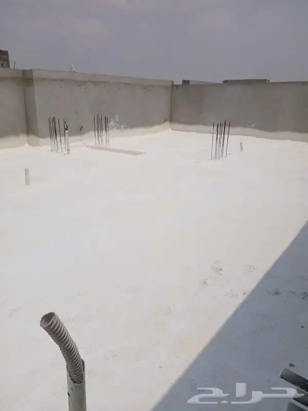 عزل فوم مائى وحراري للأسطح الخرسانيه والهنجر 2