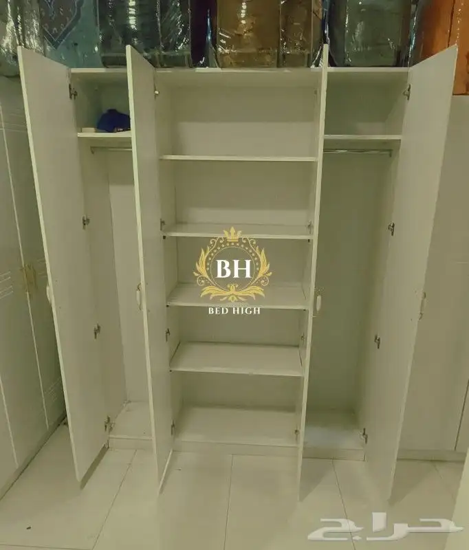 خزائن خشب درفتين 4ابواب بسعر رمزي 3