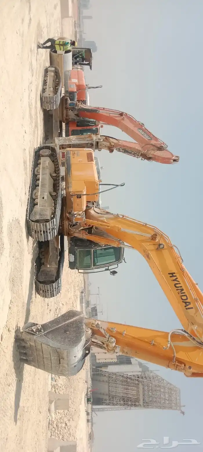 اعمال حفر تسوية أيجار بوكلين بوكلينات 0