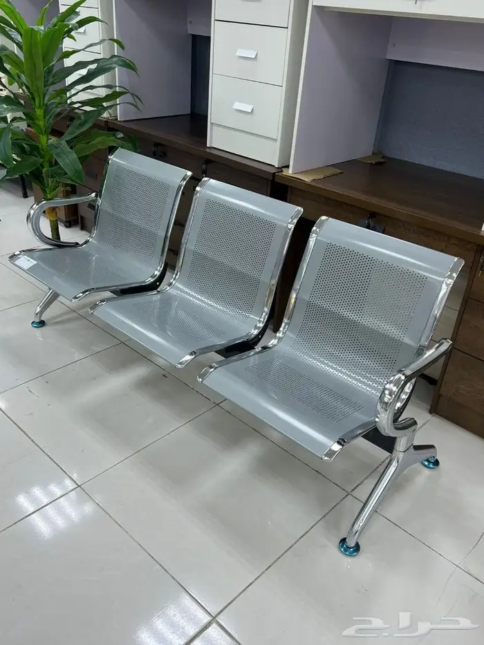 كراسي انتظار جديدة 2 و3 و4 مقعد (كراسي ثابت كلة موديلات) 2