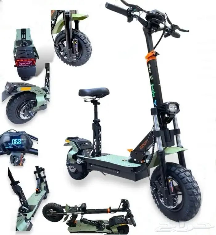 سكوتر الكشتات مع شنطه خلفية احدث إصدار التوصيل مجانا 3