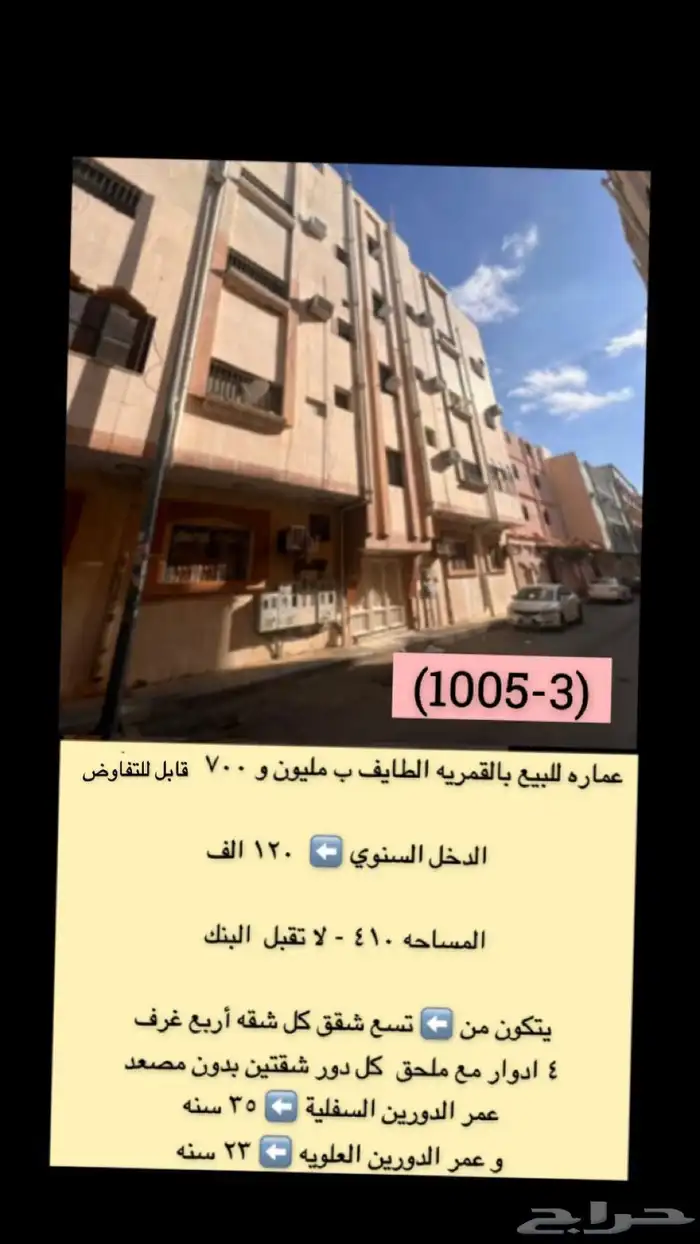 متوفر اراضي وعمائر وفلل وكل العقارات بالطايف وضواحيها 16