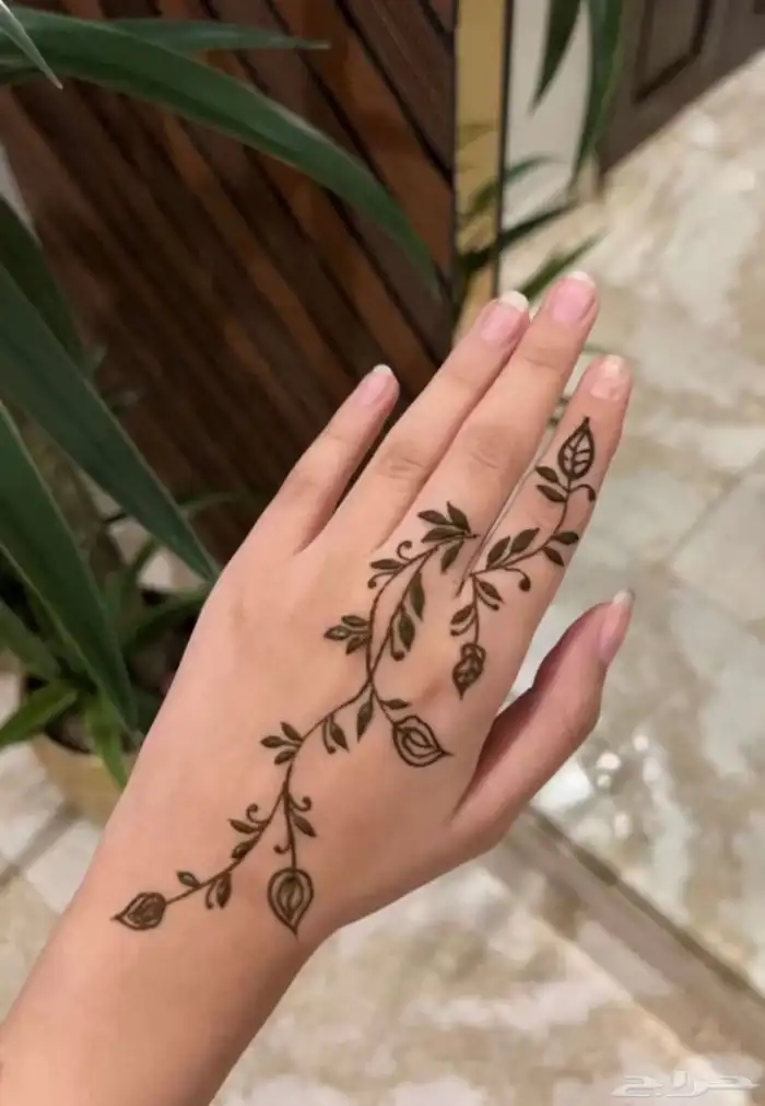 نقش حنا صبغه 2