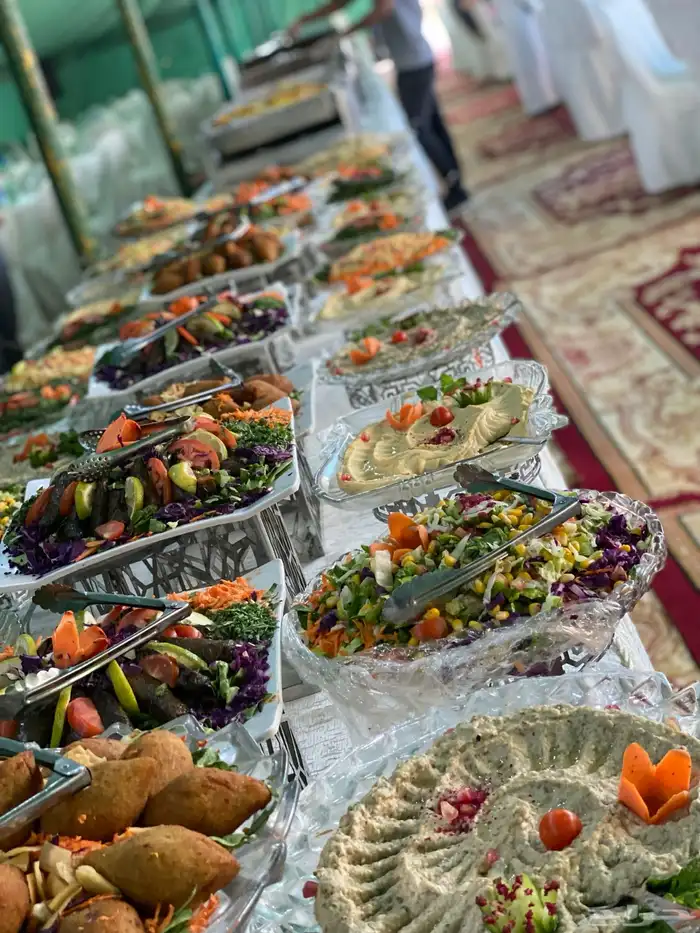 بوفيهات مفتوحة خارجية كفي بريك فطار شعبي صباحي للشركات 15