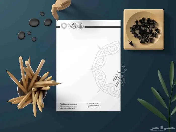 تصميم وطباعة ورق الخطابات الفاخر والعادى 1