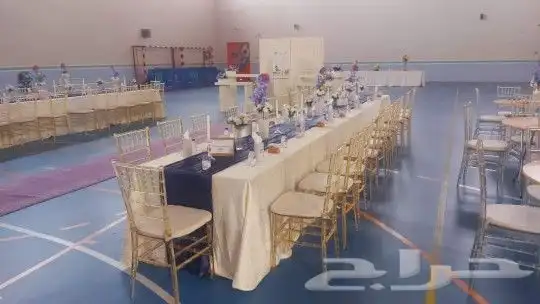 إيجار كوش ومداخل وكراسي شفافة وتنسيق طاولات حغلات 9