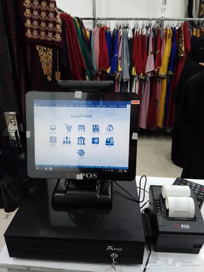 كاشير حلاق كاشير مطعم كاشير تموينات برنامج سحابي ERP 1