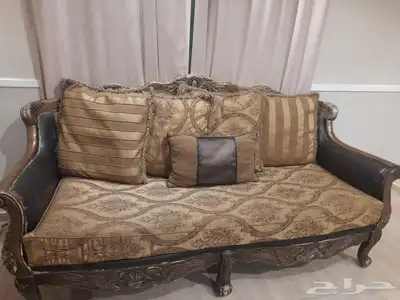 كنب 4 قطع نظيف ممتاز وحالة ممتاز استخدام فتره بسيطه 1