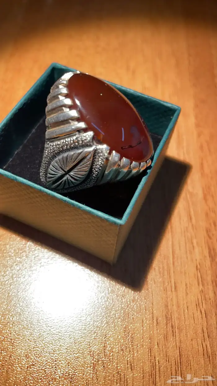 خاتم عقيق كرزي 2