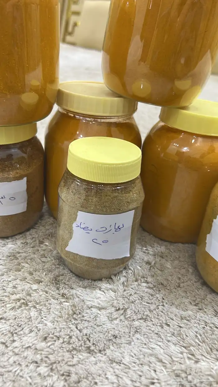 بهارات مغسلة ومنظفة ومطحونه على النظر العلب الوحدة ب 25 2