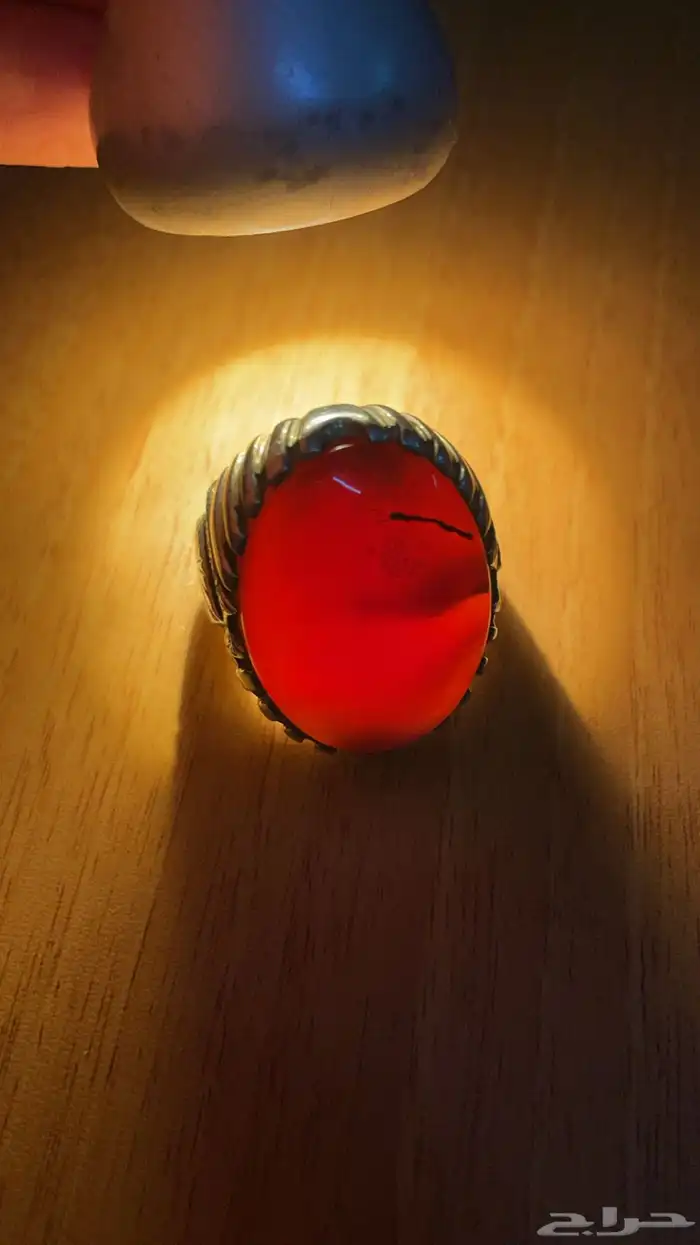 خاتم عقيق كرزي 5