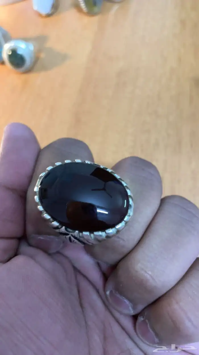 خاتم عقيق كرزي 7