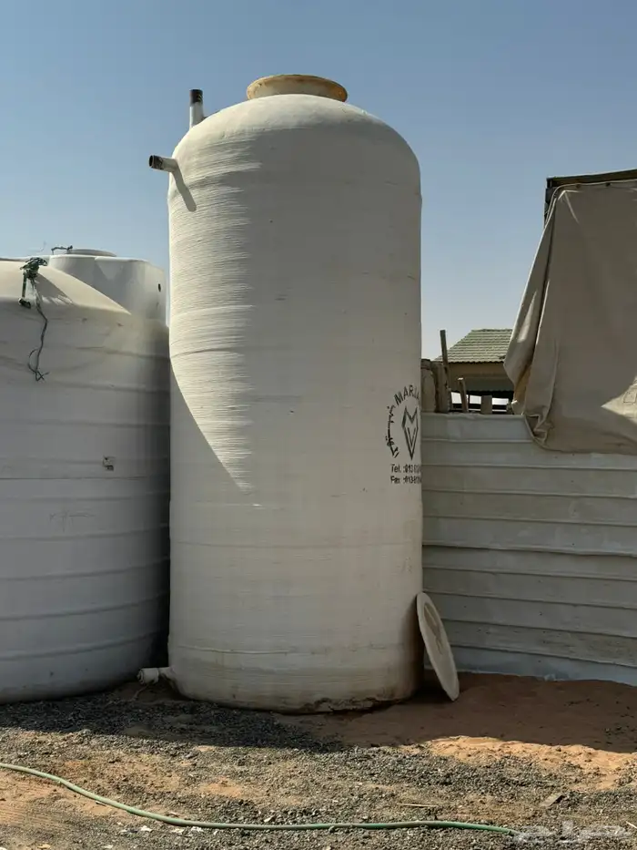 خزان ماء للبيع 12000الف التر فيبر المريكي 0