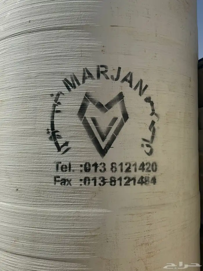 خزان ماء للبيع 12000الف التر فيبر المريكي 6