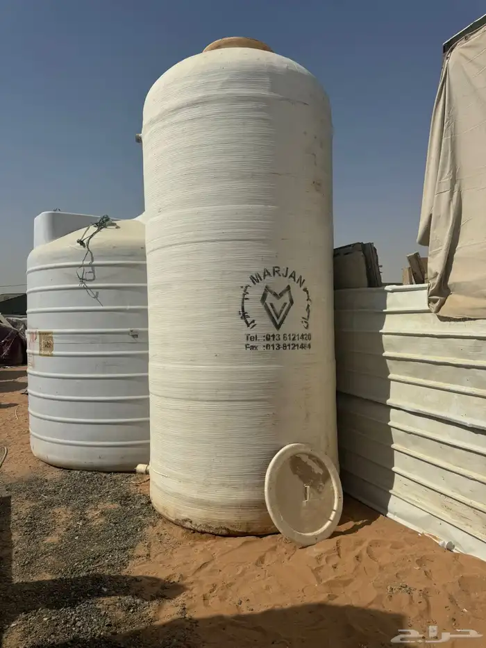 خزان ماء للبيع 12000الف التر فيبر المريكي 1