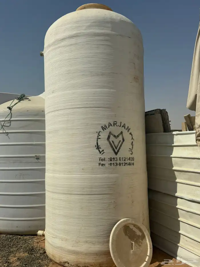 خزان ماء للبيع 12000الف التر فيبر المريكي 8