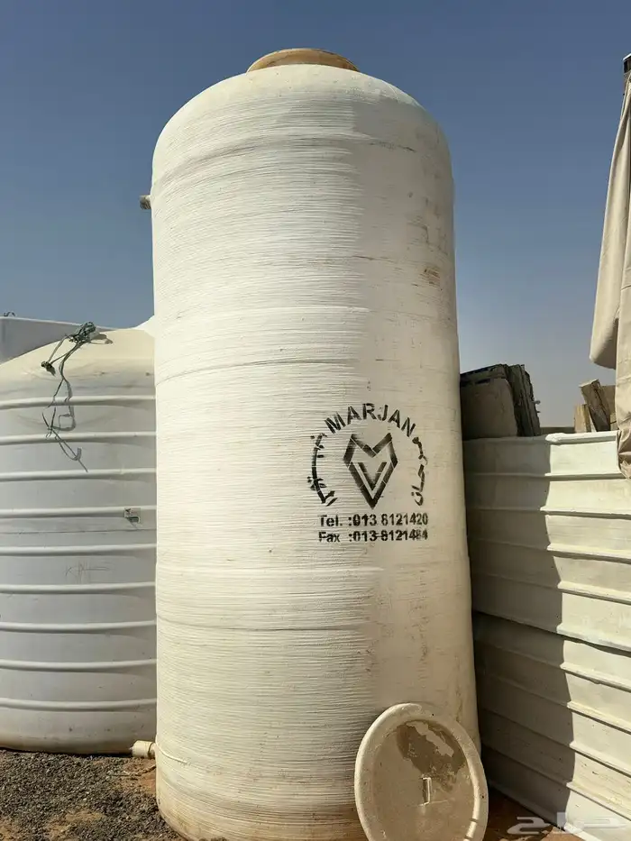 خزان ماء للبيع 12000الف التر فيبر المريكي 2