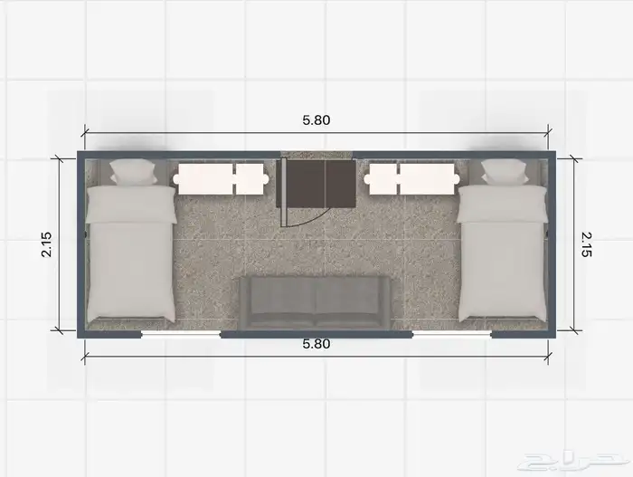 كونتينر - غرف متنقله - مكاتب - container 3