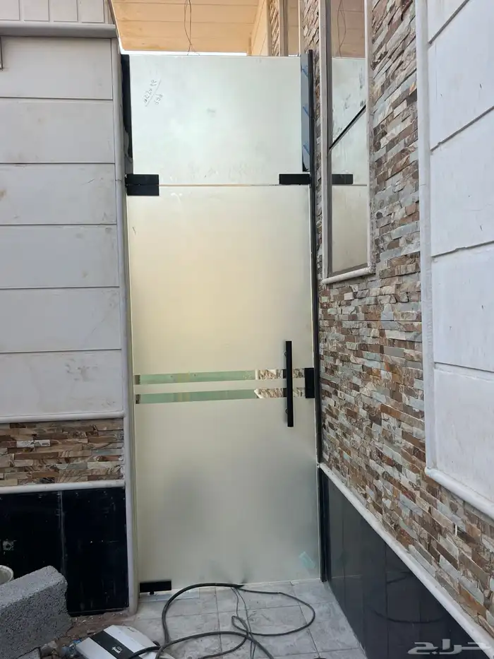 دربزين استيل باب ليزر المينويم شباك باب 4