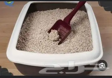 رمل قطط اكل لتر بكس قطط قفص قطط 0