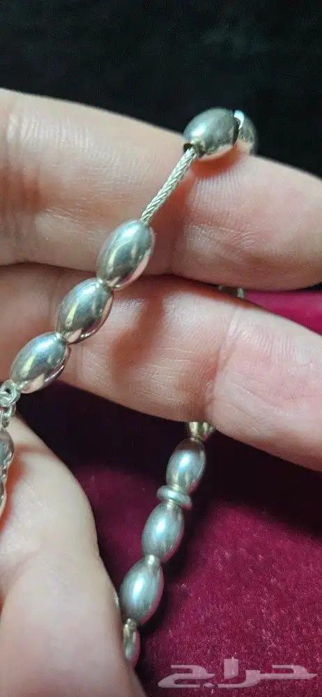 سبحه من الفضه عيار 925 الخالص 3