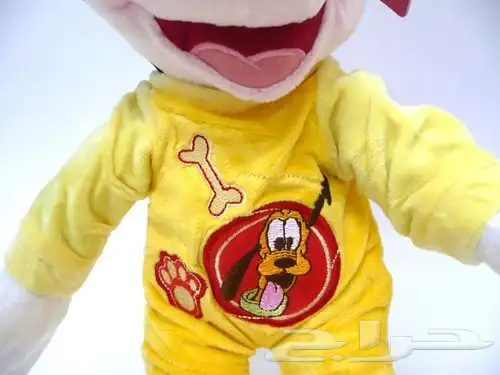 دمية ميكي ماوس القطنية ( لعبة ميكي ماوس ) للأطفال لون اصفر 4