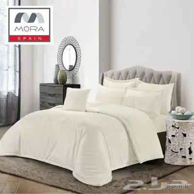 افخم مفارش شتويه ماركه مورا صناعه اسبانيه 15