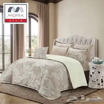 افخم مفارش شتويه ماركه مورا صناعه اسبانيه 11