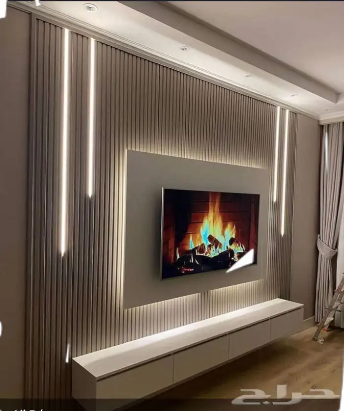 تصميم واجهات شاشات بديل خشب شيبورد فوم 6