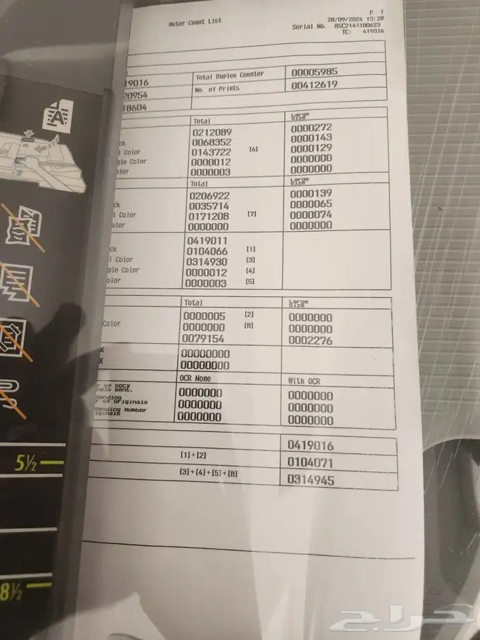 طابعة الة تصوير ديفيلوب develop 9