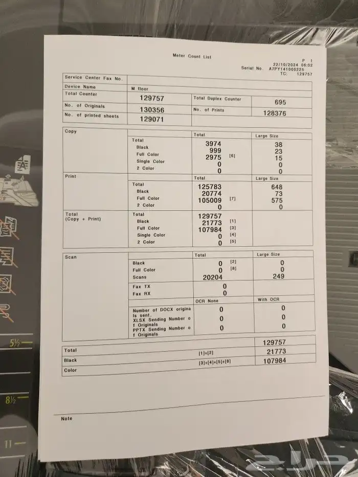 طابعة الة تصوير ديفيلوب develop 7