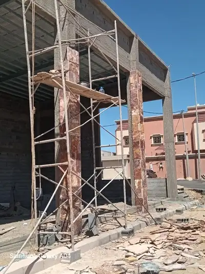 يوجد معلمين تلبيسات حجر تنومه وحجر بللحمر وحجرطبيعي 2