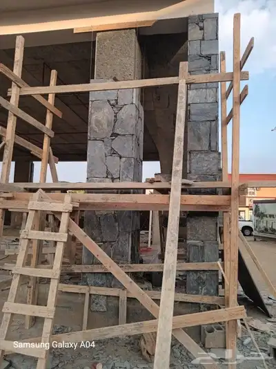 يوجد معلمين تلبيسات حجر تنومه وحجر بللحمر وحجرطبيعي 5