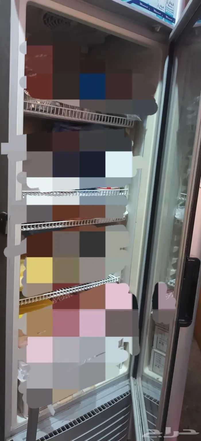 ثلاجه باب واحد قزاز للبيع نظيفه على الشرط 1