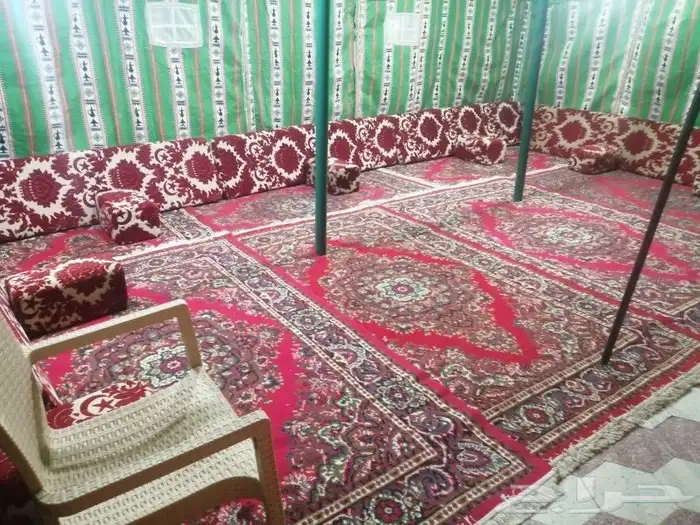 تجهيز مخيمات مزاد ضريه 2