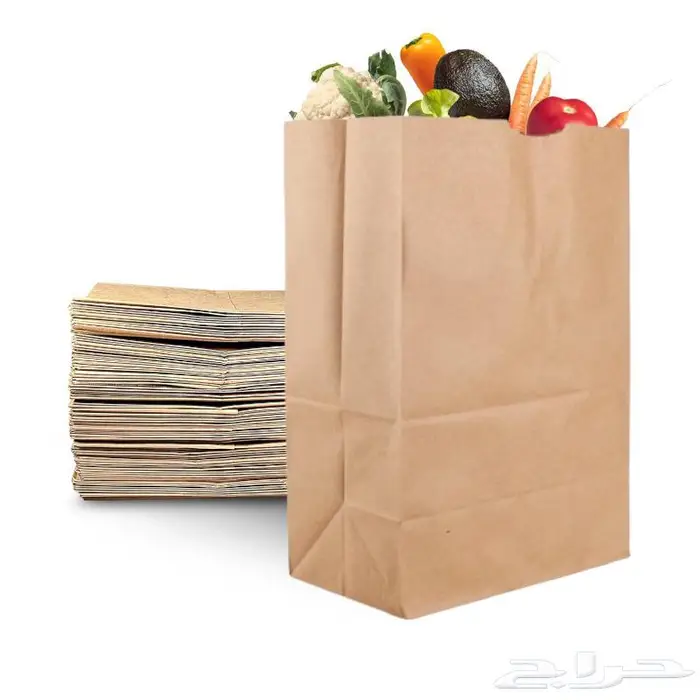 اكياس ورقيه بنيه 10