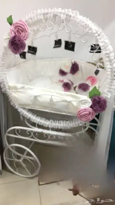 سرير مواليد تفصال حديد 0