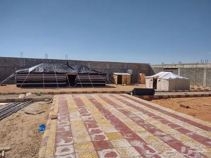 تجهيز مخيمات بيوت شعر خيام حمامات 9