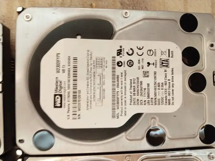 هادسك 4 تيرا و3 تيرا و2تيرا وواحد تيرا نظيفه. 4