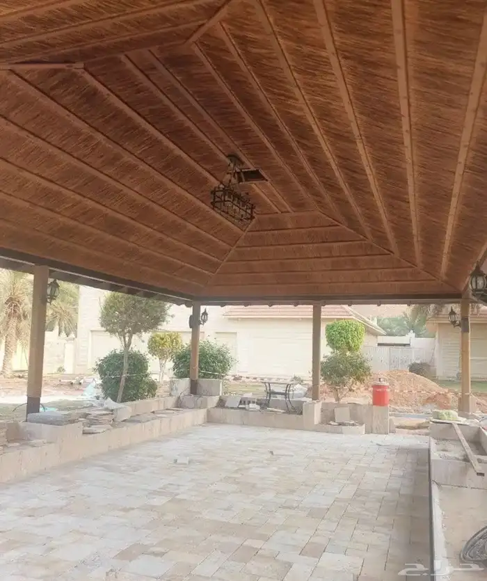 مظلات البامبو والخيزران الاندنوسي والعرائش 34